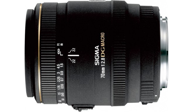Sigma 70mm f/2.8 EX DG Macro objektīvs priekš Nikon