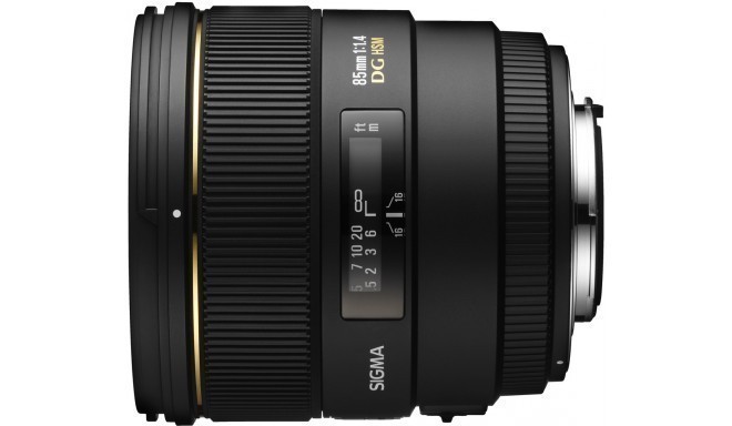 Sigma 85mm f/1.4 EX DG HSM objektiiv Pentaxile