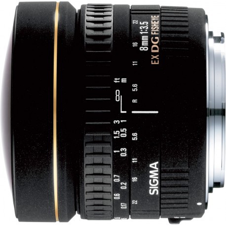 Sigma 8mm f/3.5 EX DG Circular Fisheye objektiiv Canonile