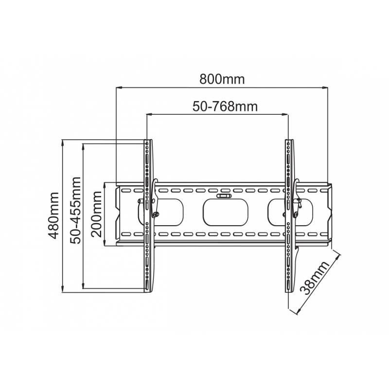 32 60 1. Кронштейн для телевизора 40"-80" led LCD PDP. Кронштейн Holder (LCD-5520-W). PLB-030.