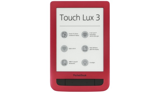 PocketBook Touch Lux 3, red