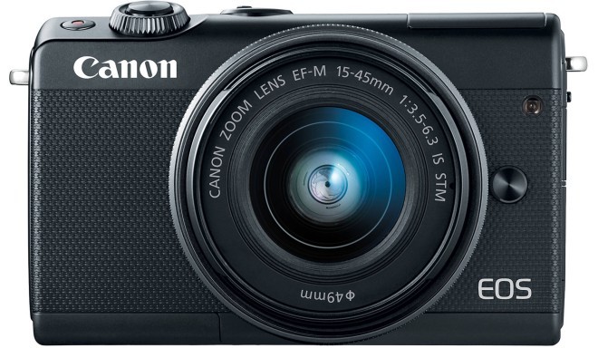 Canon EOS M100 + EF-M 15-45mm IS STM, melns