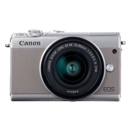 Canon EOS M100 + EF-M 15-45 мм IS STM, серебряный
