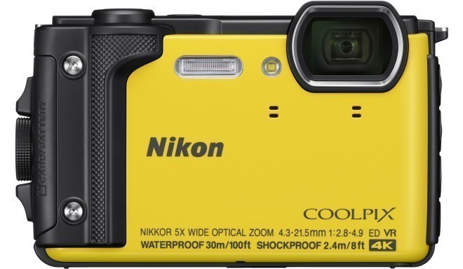 Nikon Coolpix W300, dzeltens