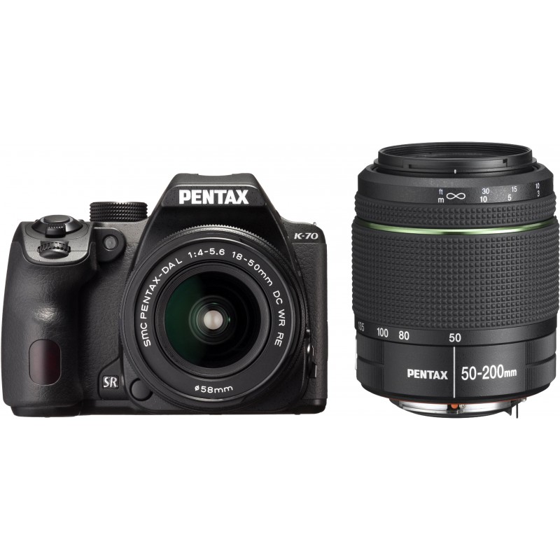 Pentax K-70 + DA 18-50 мм RE + 50-200 мм WR Kit