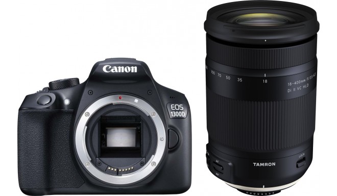 Canon EOS 1300D + Tamron 18-400 мм