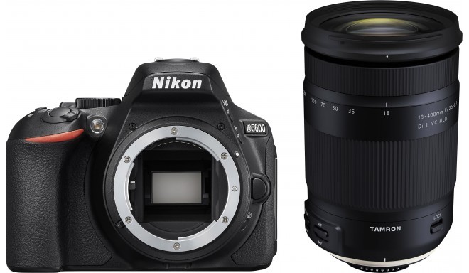 Nikon D5600 + Tamron 18-400mm, black
