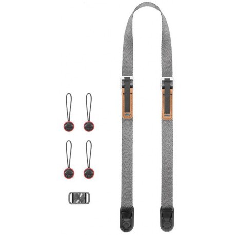 Peak Design kameras siksna Leash, pelnu pelēka