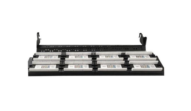 Patch Panel 48 Ports 19 "'Cat.6 with cable management function black