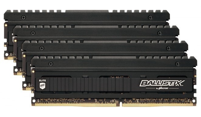 Ballistix RAM Elite 16GB Kit DDR4 4GBx4  2666 MT/s DIMM 288pin