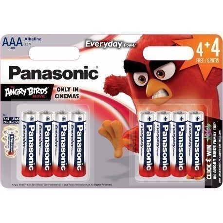 Panasonic Everyday Power батарейка LR03EPS/8BW (4+4) AB