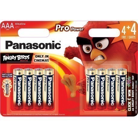 Panasonic Pro Power baterija LR03PPG/8B (4+4) AB