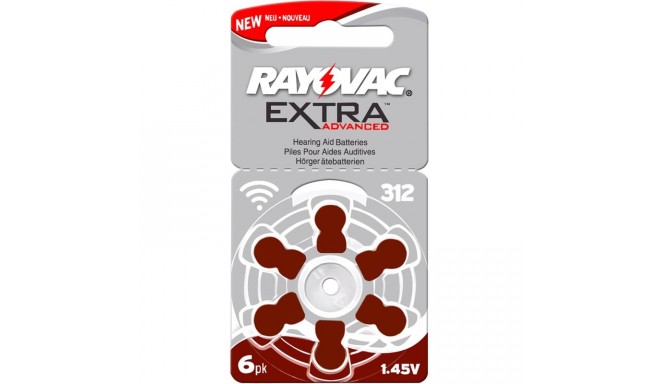 Rayovac battery for hearing aid ZA312
