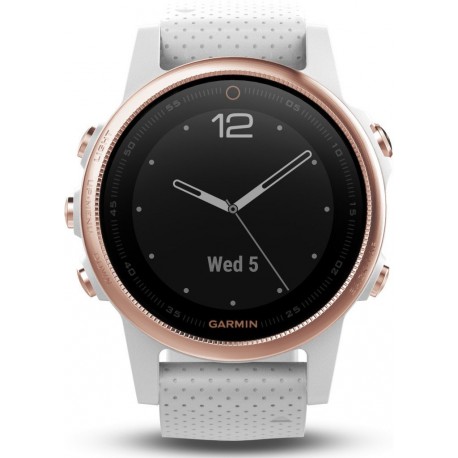 Garmin Fenix 5S Sapphire, розово золотой/ белый