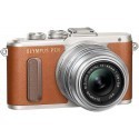 Olympus PEN Lite E-PL8 + 14-42mm II R Kit, brown/silver