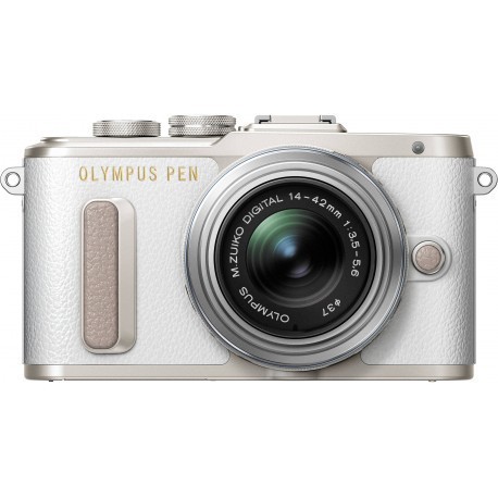 Olympus PEN Lite E-PL8 + 14-42mm II R Kit, white/silver