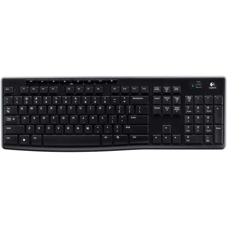 Logitech klaviatuur K270 Wireless, must