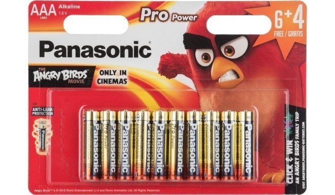Panasonic Pro Power battery LR03PPG/10B (6+4) AB