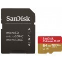 SanDisk memory card microSDXC 64GB Extreme Plus A1