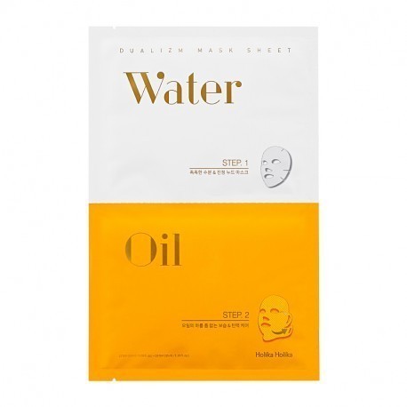 Holika Holika kaheosaline näomask Dualizm Mask Sheet (Water & Oil)