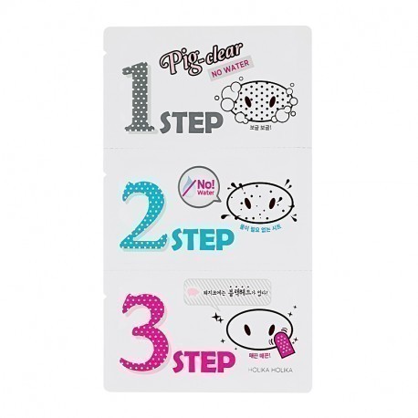 Holika Holika Pig Clear Blackhead 3-Step Kit (No Water)