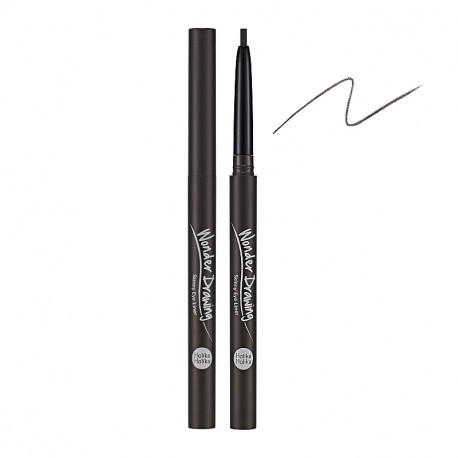 Holika Holika Подводка-карандаш для глаз Wonder Drawing Skinny Eyeliner 02 Wood Gray