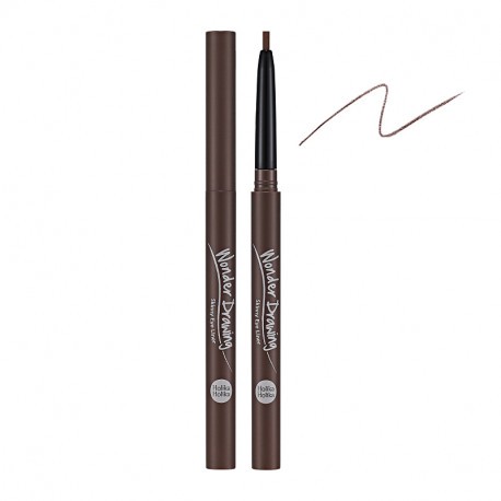 Holika Holika Подводка-карандаш для глаз Wonder Drawing Skinny Eyeliner 03 Walnut Brown