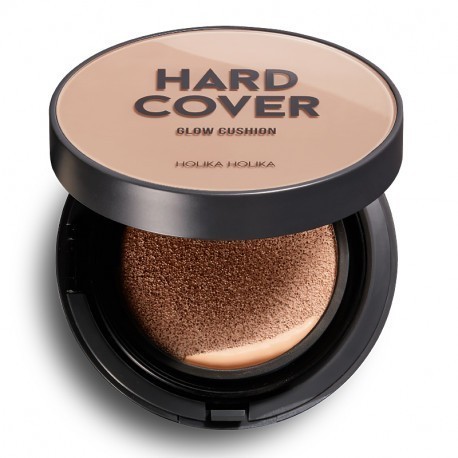 Holika Holika Тональный крем с эффектом сияния Hard Cover Glow Cushion Set 01 Warm Ivory