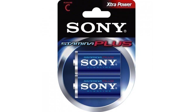 2 x C/LR14 patarei Sony Stamina Plus