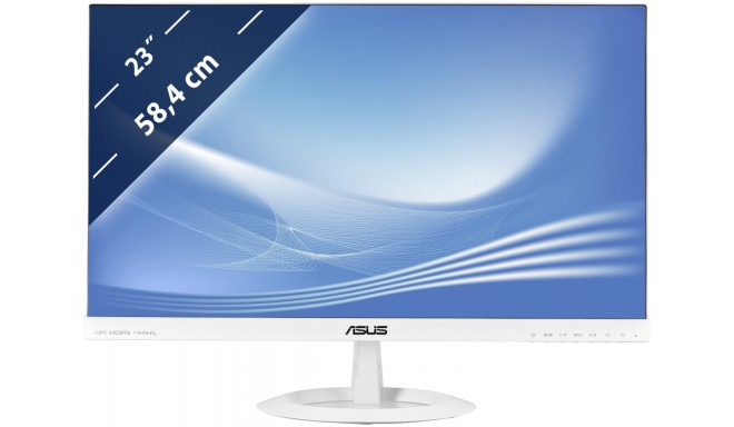 Asus monitor 23" FullHD LED VX239H-W, valge