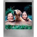 Polaroid 600 Color Silver Frame