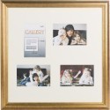 Photo frame Ema Gallery gold VF3967 40x40/4/10x15