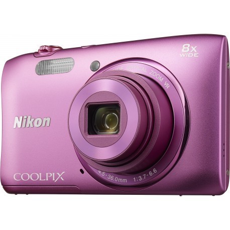 Nikon Coolpix S3600, pink - Compact cameras - Photopoint