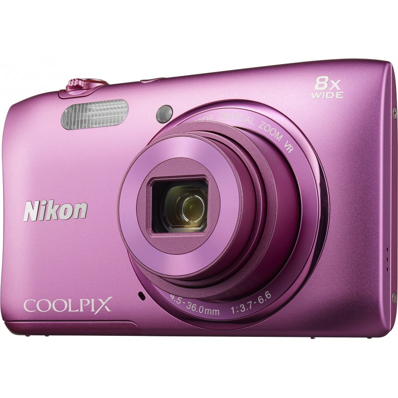 Nikon Coolpix S3600, roosa Kompaktkaamerad Photopoint