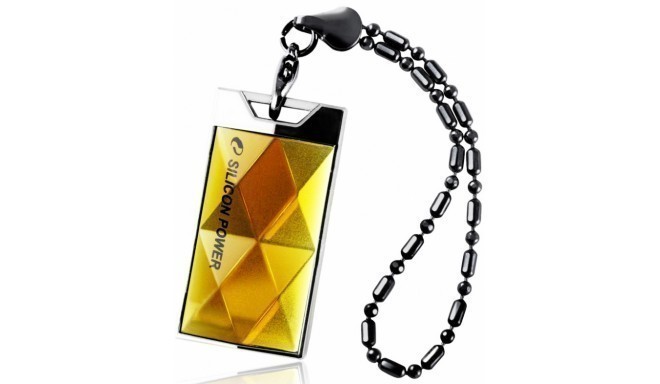 Silicon Power mälupulk 4GB USB 2.0 Touch 850, kollane