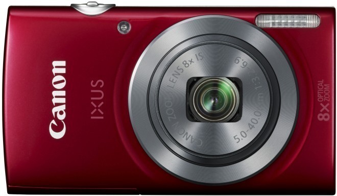 Canon Digital Ixus 165, punane
