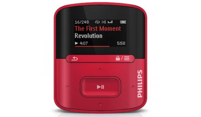 Philips MP3 mängija GoGear Raga 4GB (SA4RGA04RF)