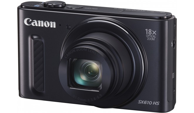 Canon PowerShot SX610 HS, black