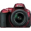 Nikon D5500 + 18-55mm VR II Kit, red