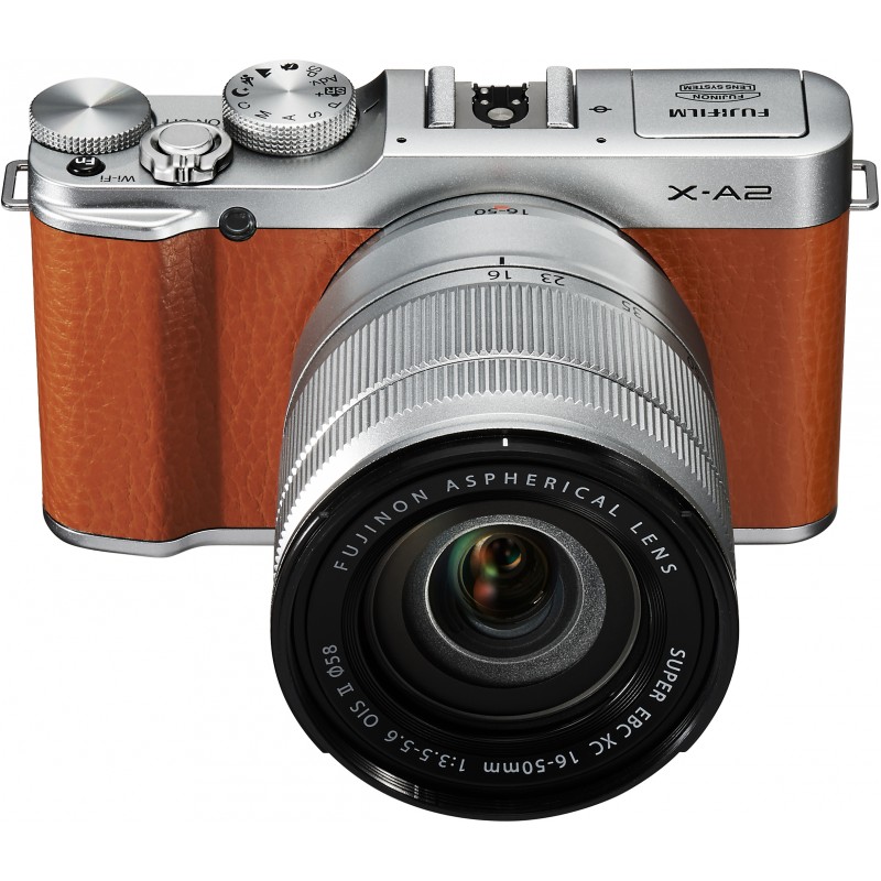 Fujifilm X-A2 + 16-50mm Kit, brown - Mirrorless cameras