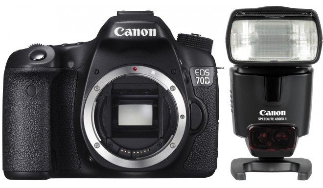 Корпус Canon EOS 70D + 430EX II