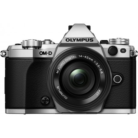 Olympus OM-D E-M5 Mark II + 14-42мм EZ Kit, серебристый
