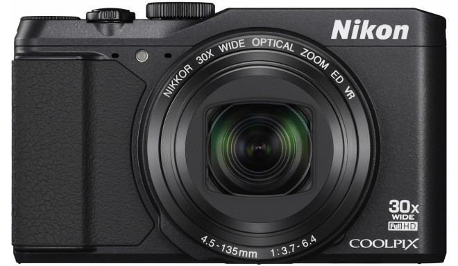 Nikon Coolpix S9900, melns