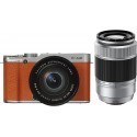 Fujifilm X-A2 + 16-50mm + 50-230mm Kit, pruun