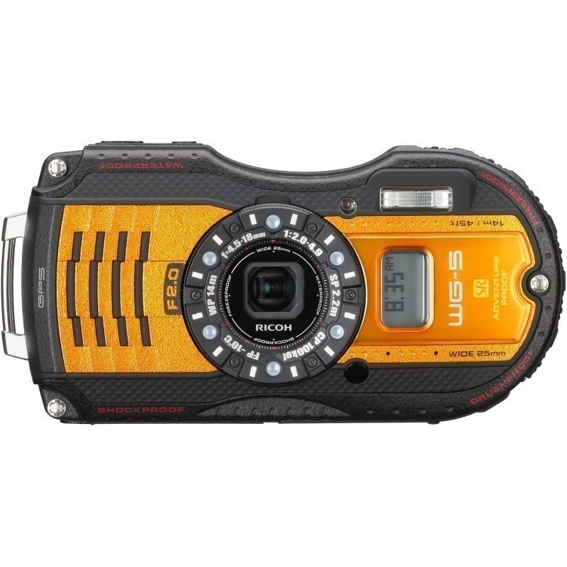 Ricoh WG-5 GPS, oranž