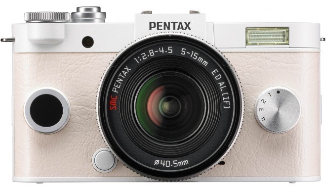 Pentax Q-S1 + 02 Standard Zoom Kit, valge