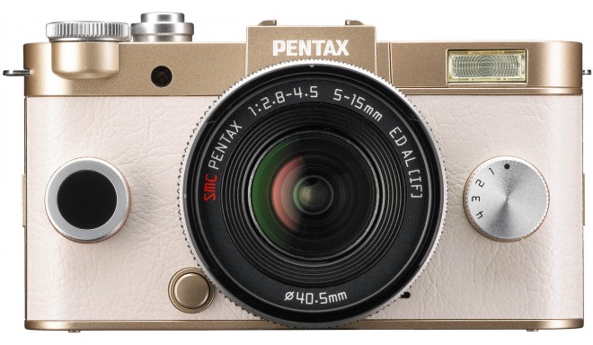 Pentax Q-S1 + 02 Standard Zoom Kit, champagne gold