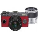 Pentax Q-S1 + 02 Standard Zoom + 06 Telephoto Zoom Kit, Gun Metallic