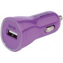 Vivanco car power adapter USB 1000mA, purple (35931)