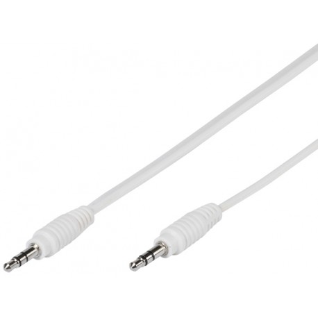 Vivanco kabelis 3.5mm - 3.5mm 1m, balts (35811)